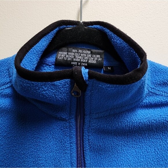 i5 Blue Fleece Zip-Up Jacket Women's Size M - Picture 5 of 9